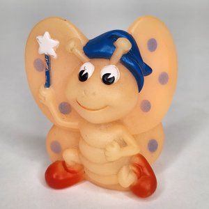 Vintage Glo Friends Glo Pals Butterfly Figure Rare 80s Collectible